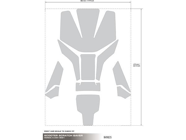 UNIRACING Scratch Saver PROTECT KIT X-ADV K49835