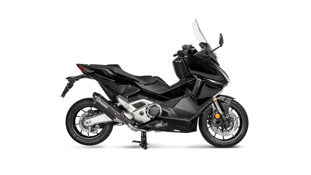 Akrapovic Slip-On Line Muffler TI/CF Black For Honda X-ADV 750 17-23 S-H7SO4-HRTBL