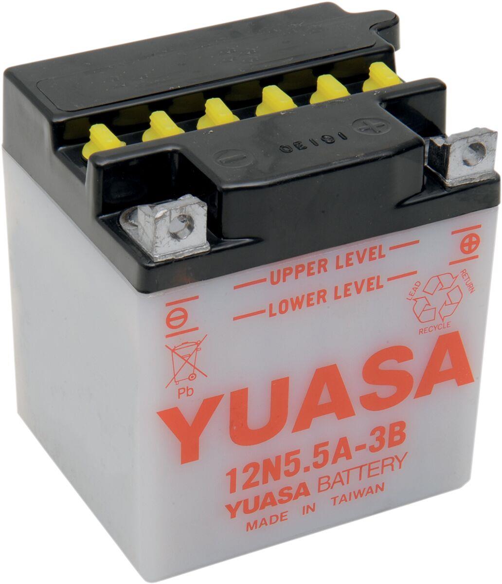 Yuasa Conventional Battery For Yamaha RD 400 1970-1979 12N5.5A-3B(DC)