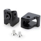 Puig Adjustable Footpeg Adaptors Black 9407F