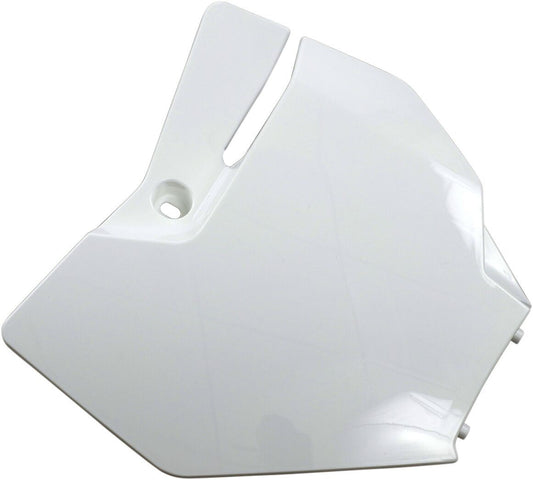 UFO FRONT NUMBER PLATE KTM WHITE KT04087-047
