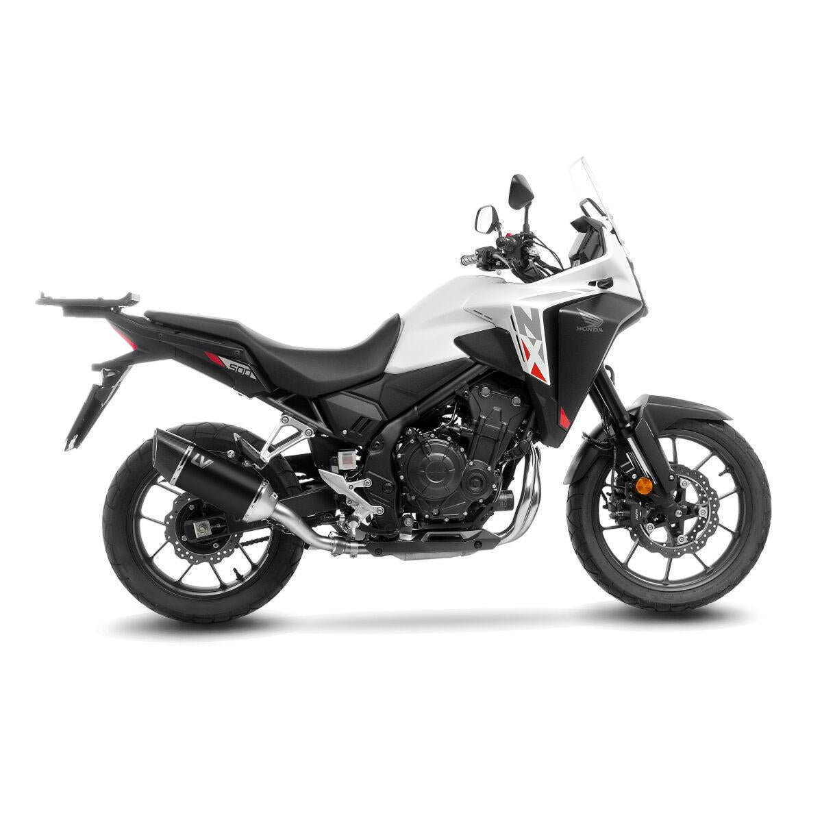 LEOVINCE LV-14R Black Edition Slip-On Muffler for HONDA CB/CBR 500 18-26 15634B