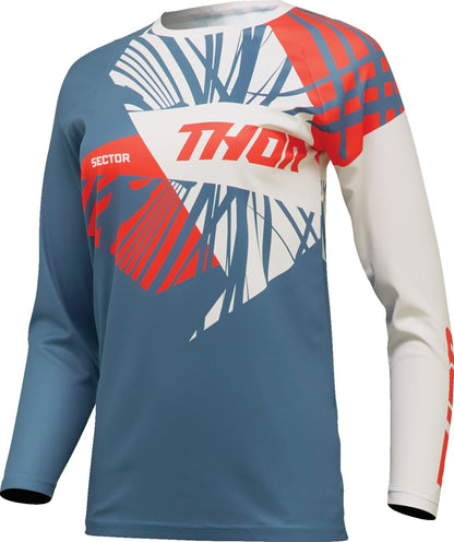 Thor Jersey Womens Sector Split Blue/White 24 Model