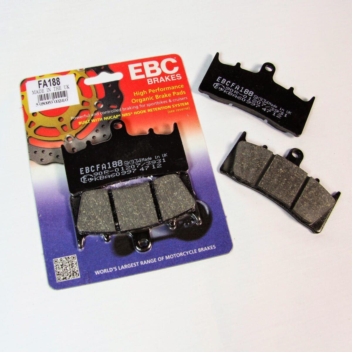 EBC FA Series Organic Brake Pads For Hm Moto CRE 50 2011-2012 Organic Pair FA654