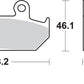 Sbs HS Street Excel Sintered Front Brake Pads For Honda GL 1500 SE 88-01 647HS