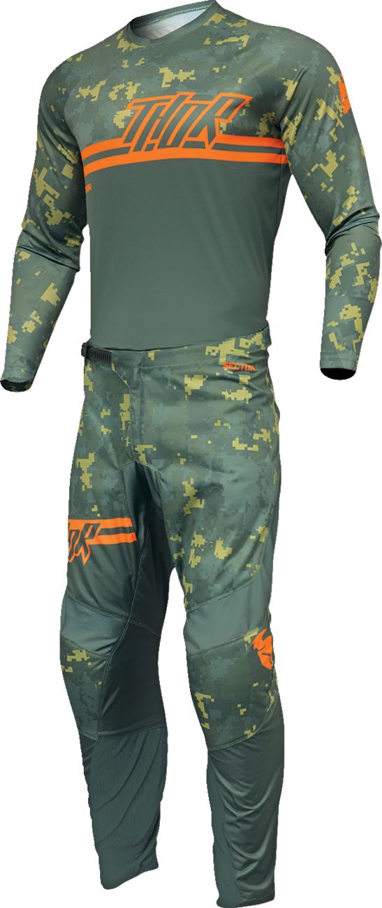 Thor Jersey Sector Digi Green/Camo 24 Model