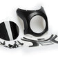 Puig Retro Black Semi Fairing And Screen 195mm Black 9748W