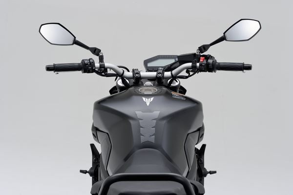 Daytona Black Side View D-MIRROR-12 Stem Set Left Aluminum ABS Mirror 80721