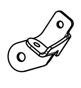 Akrapovic Muffler Bracket SS Silver For Yamaha YZF-R7 22-24 P-X291