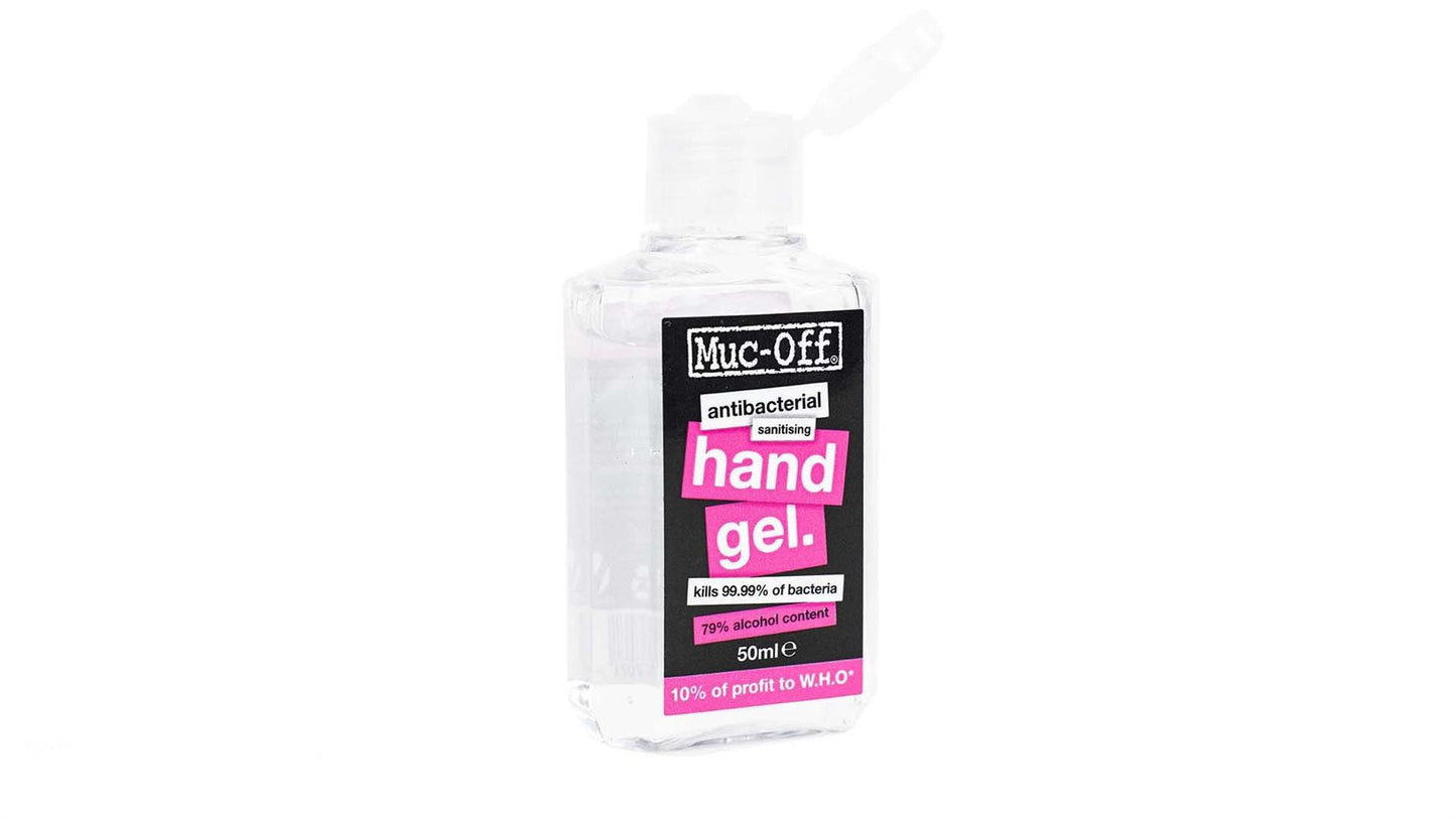 Muc-Off Antibacterial Sanitising Alcohol Hand Gel 50ml Pocket Size