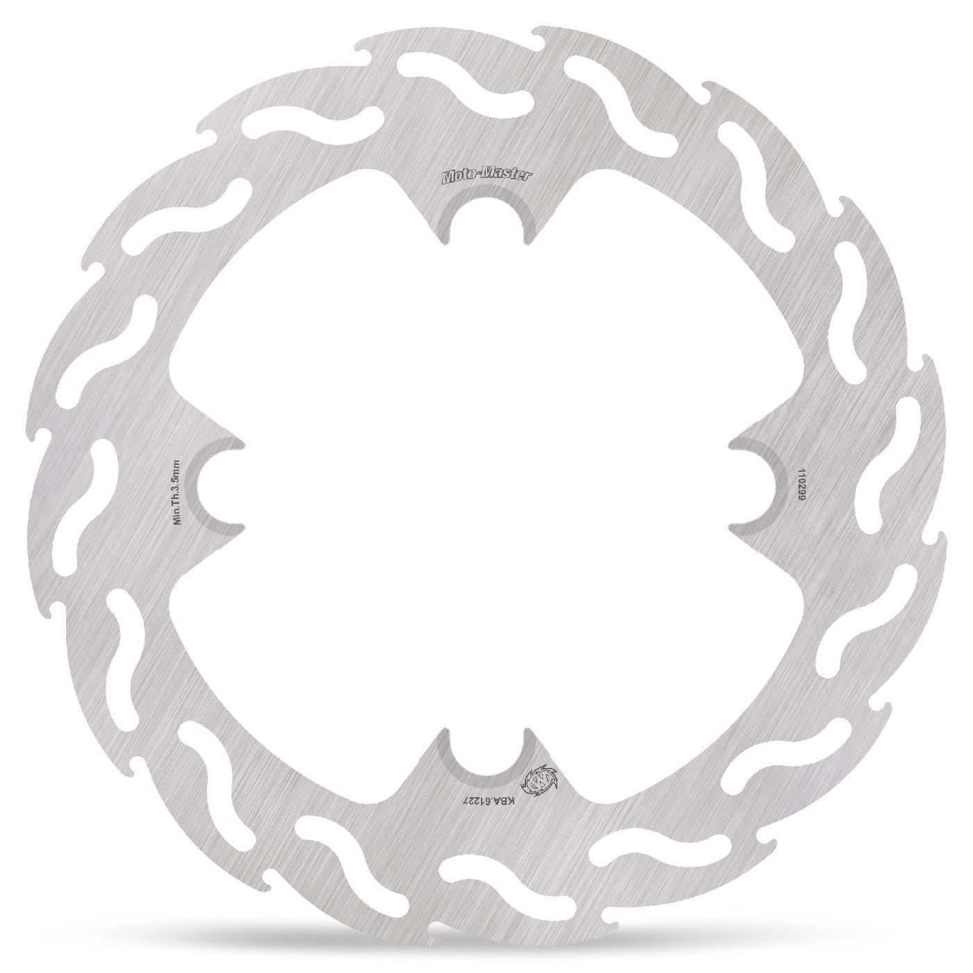 Moto-Master Flame Series Rotor Rear For Husqvarna CR 125 2005-2020 Silver 110299