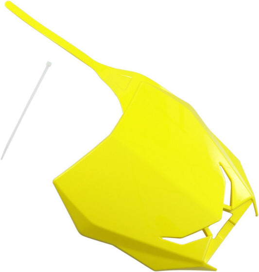 UFO FRONT NUMBER PLATE SUZUKI YELLOW SU04943-102