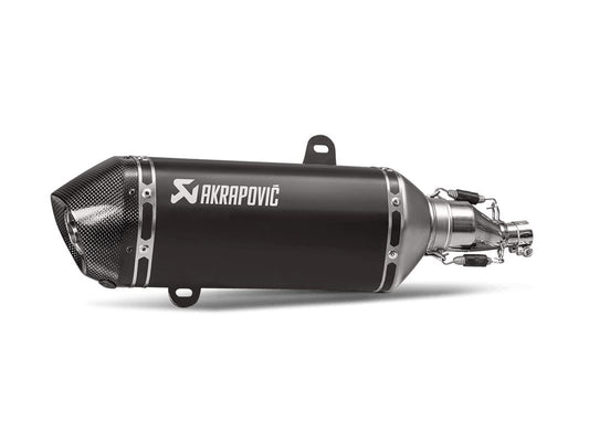 Akrapovic Slip-On Line Muffler Scooter SS/CF For Vespa GTS 125 IGET 21-24 S-VE125SO2-HZBL