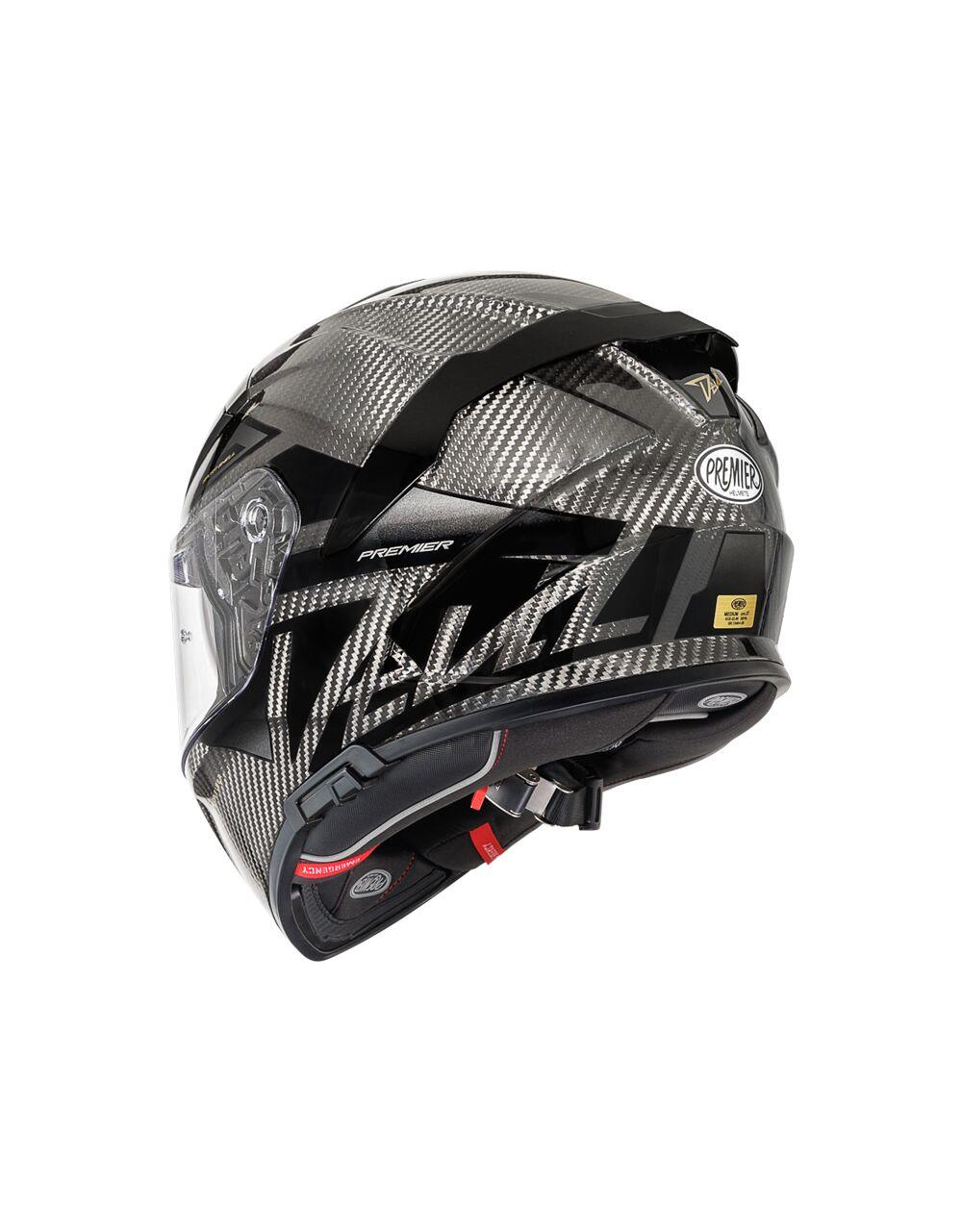 PREMIER HELMETS Devil Carbon Gray Motorcycle Helmet