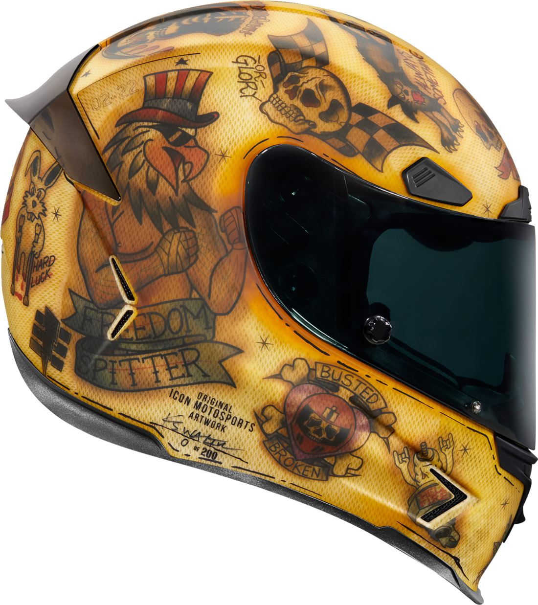 Icon Airframe Pro™ Limited Edition Stick And Poke Street Helmet 24 Model