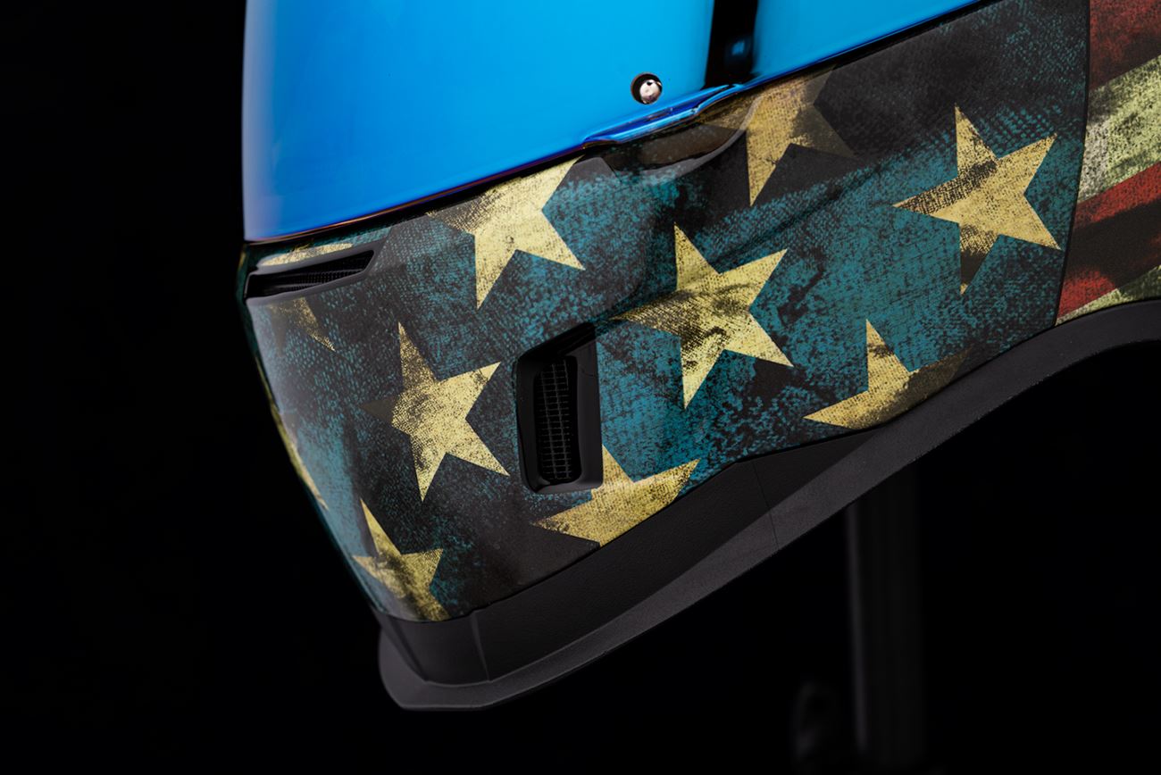 Icon Airform™ Old Glory Street Helmet American Flag 24 Model