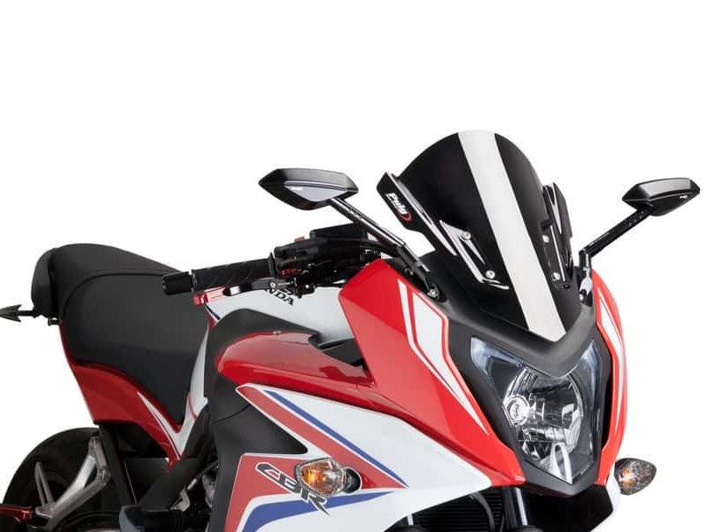 PUIG Z-Racing Screen Black for Honda CBR650 F 14-18 7003N