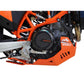 AXP Racing Adventure Skid Plate For Yamaha YZ 125 2005-2026 Orange AX1817