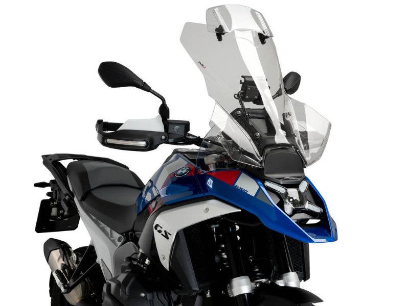 PUIG Touring Screen w/ Extender Light Smoke for BMW R1300 GS 23-25 21796H