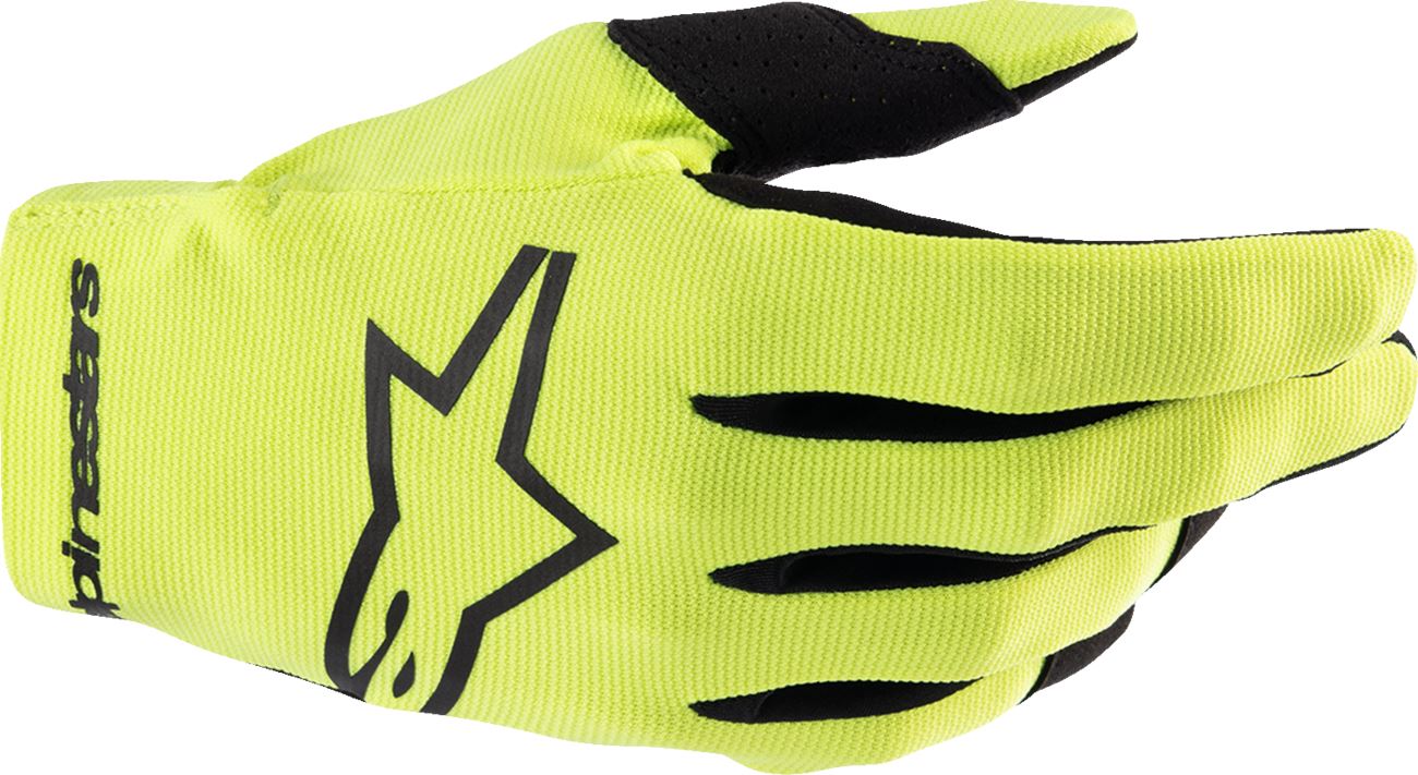 Alpinestars Youth Radar Gloves Yellow Black