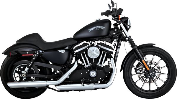 Vance & Hines 3" Twin Slash Slip-On Mufflers Chrome For HD XL 883 N 14-22 16361