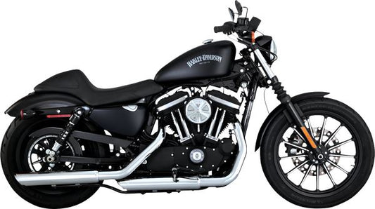 Vance & Hines 3" Twin Slash Slip-On Mufflers Chrome For HD XL 883 N 14-22 16361