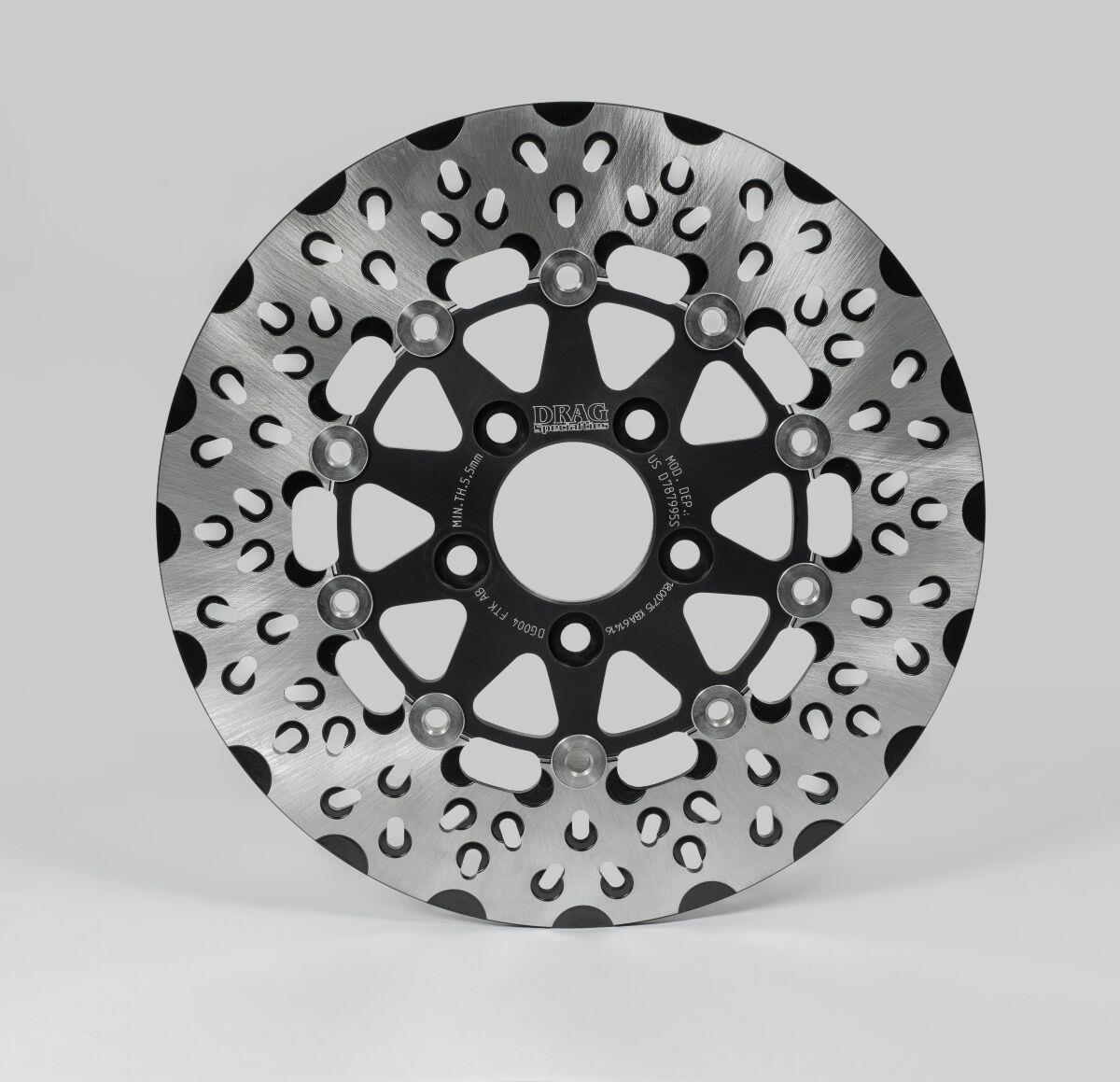 Drag Specialties FTK Series Brake Rotor For Harley FLFBS 1868 00-24 DG004FTKAB
