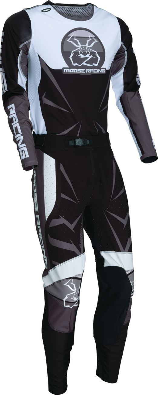 Moose Racing Soft-Goods Jersey Agroid Black/White 24 Model