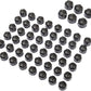 Ciro Engine Bolt Cover Caps For Harley Davidson FLS 1690 1996-2017 Black 70025