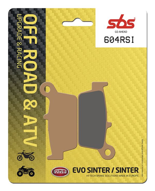 Sbs RSI Brake Pads For Honda XR 650 L 1987-2024 Sintered Metal Set 604RSI
