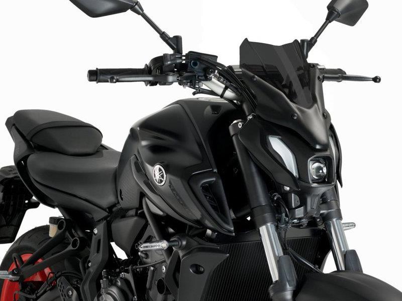 PUIG New Generation Sport Screen Dark Smoke for Yamaha MT-07/MT-07 Pure 21-24 20618F
