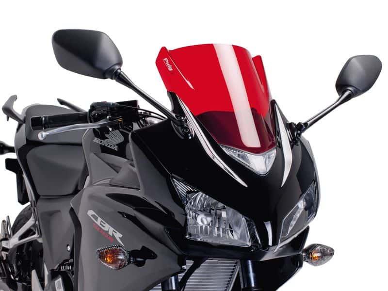 PUIG Z-Racing Screen Red for Honda CBR500 R 13-15 6479R