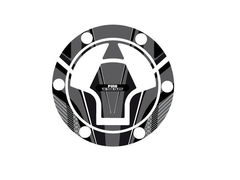 Puig Radikal Fuel Cap Protector Grey 4261R