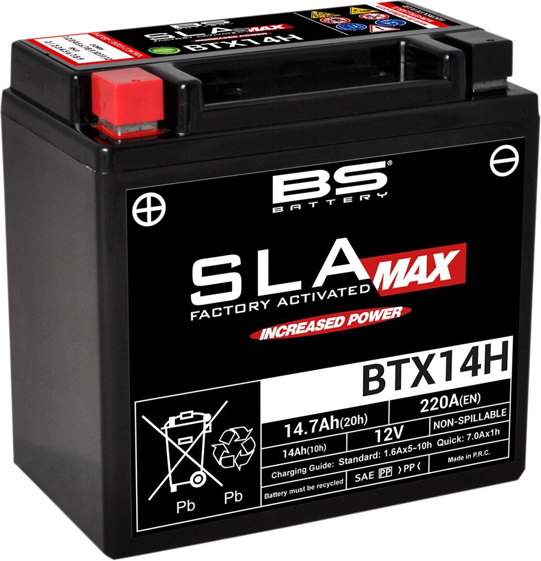 Bs Battery SLA MAX AGM Battery For BMW F 900 R 1996-2024 300887