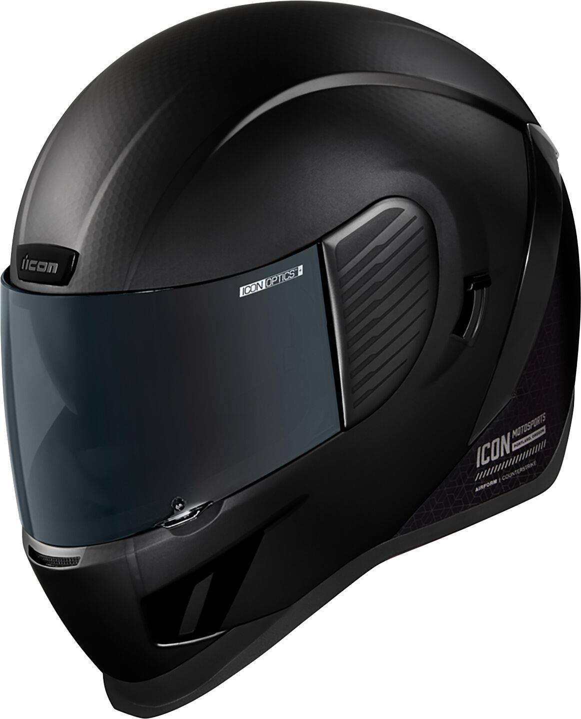 ICON Airform™ Counterstrike MIPS® Black Motorcycle Helmet