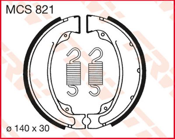 Trw Brake Shoes For Honda TRX 250 TE Kymco K-PIPE 125 1984-2025 Set MCS821
