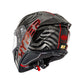 PREMIER HELMETS Hyper Carbon Red/Black Motorcycle Helmet