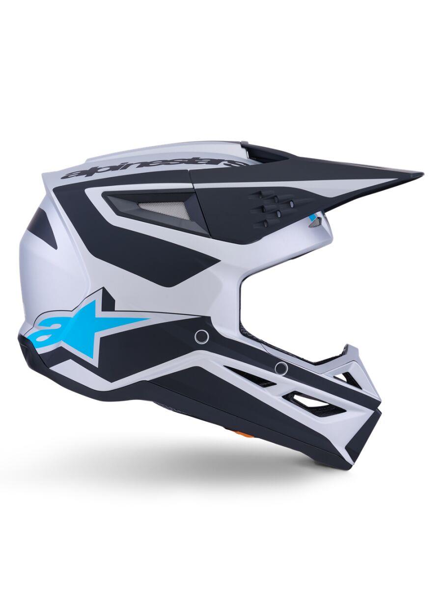 ALPINESTARS SM3 Heat Helmet SILV/BL/BLK 2025 Model