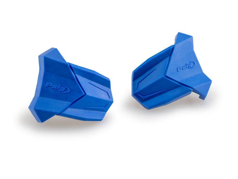 PUIG Rubber End For Frame Sliders R19 Blue Universal 3148A