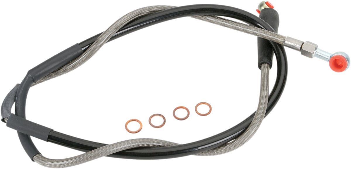 Moose Offroad Braided Brake Line For KTM SX 125 2000-2027 K01-1-027/P-CL