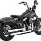 Vance & Hines 3" Twin Slash Slip-On Mufflers Chrome For HD FLSTSB 1584 07-09 16842