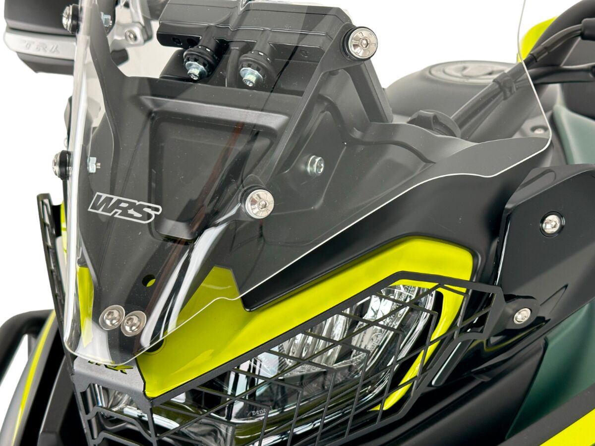 WRS Windscreen Caponord For Benelli TRK 702/X Clear Predrilled Fixed BE007T