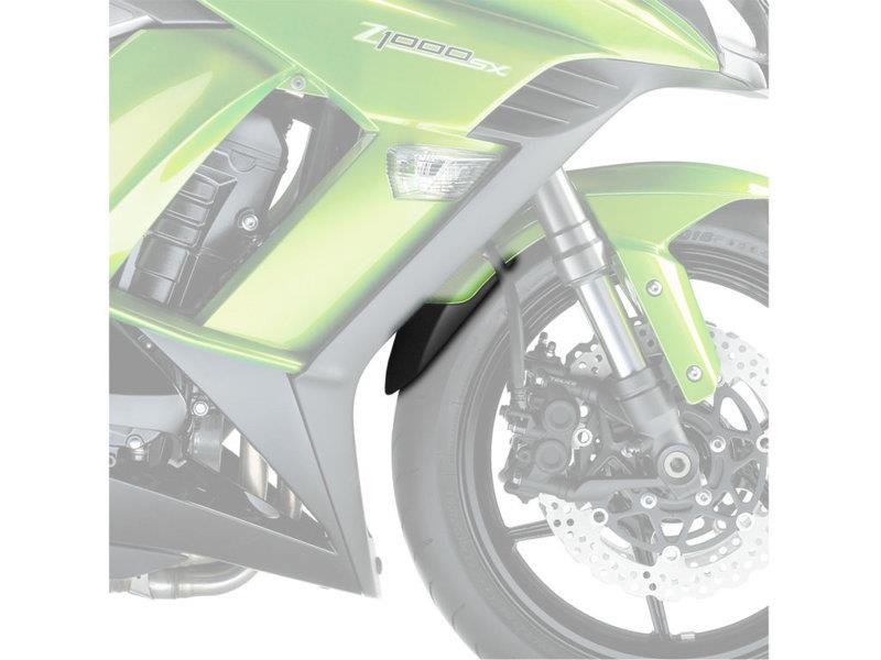 PUIG Front Fender Extender Black for Kawasaki Z900 17-24 9828N
