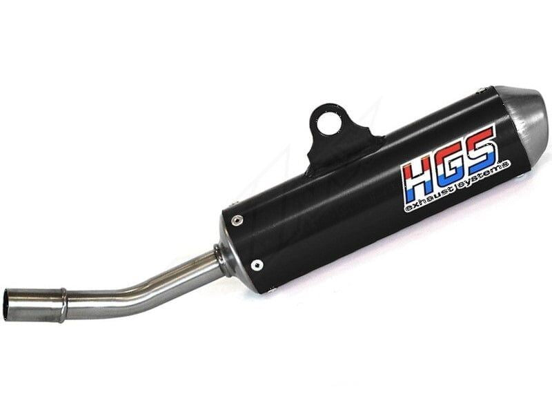 HGS Silencer For KTM SX 85 Gas Gas MC 85 17/14 2025 Black/Stainless Steel Xt-825-Ssz