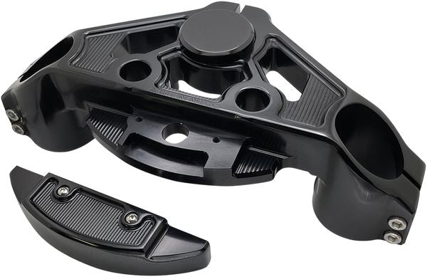 Arlen Ness Drop Triple Tree Kits Black Aluminum For HD FLTRXSE 1977 15-24 130-007