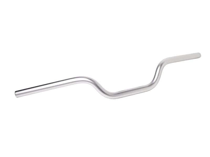 PUIG 22mm Round Handlebar - Max Height 76mm Silver Universal 6242P
