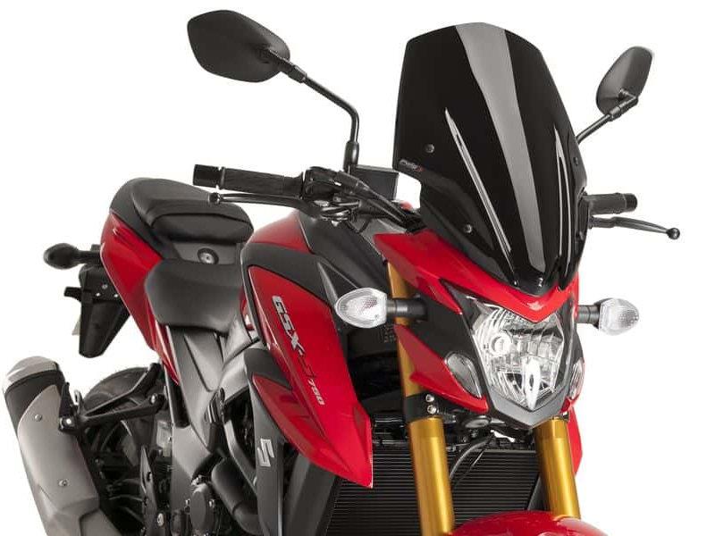 PUIG New Generation Touring Screen Black for Suzuki GSX S 750 17-21 9436N