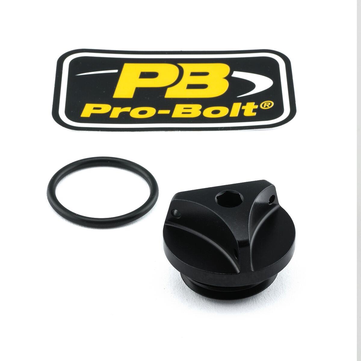 Pro Bolt Aluminium Oil Filler Caps For Yamaha YZF-R7 1986-2025 OFCY10BK