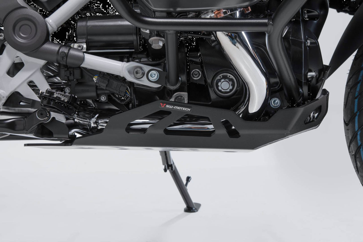 SW MOTECH Sump Guard Aluminum Black [SW MOTECH] Bmw R 1250 Gs Adventure 2019-2023 Mss.07.904.10002/B