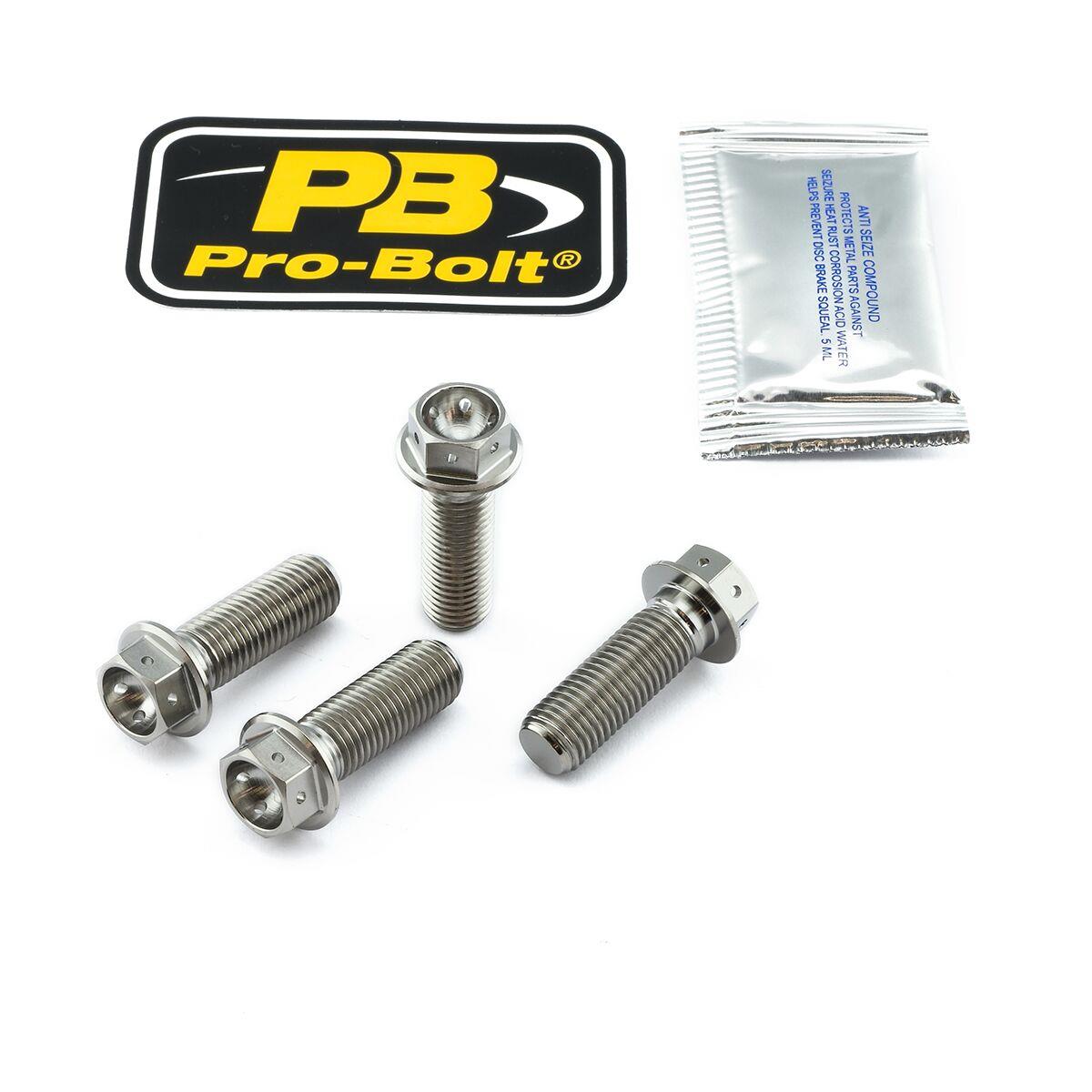 Pro Bolt Titanium Brake Caliper Mount Kit For Yamaha MT-07 1996-2022 TIFBMON30R